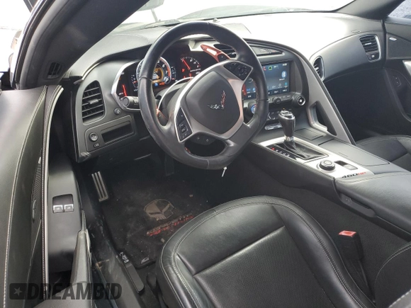 2019 Chevrolet Corvette Grand Sport 1LT with VIN 1G1YW2D77K5112524, listed as a Copart auction lot 86194904 with 33,679 mi miles and Salvage title. Bid and sale history available at DreamBid. Image 8.