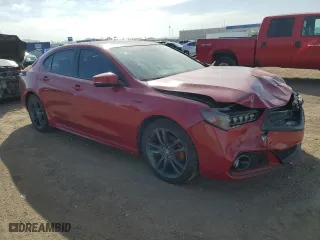 2019 Acura TLX w/A-Spec Pkg with VIN 19UUB3F62KA001108, listed as a Copart auction lot 48525965 with 42,451 mi miles and Salvage Title. Bid and sale history available at carsss.com. Image 4.