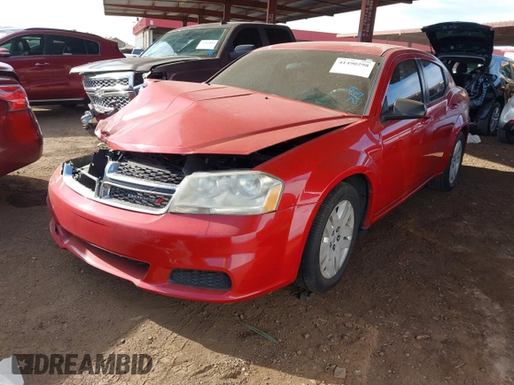 2014 Dodge Avenger SE with VIN 1C3CDZAB4EN109713, listed as a IAAI auction lot 41490298 with 101,833 mi miles and . Bid and sale history available at DreamBid. Image 17.
