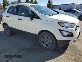 2021 Ford EcoSport S with VIN MAJ3S2FE1MC418048, listed as a Copart auction lot 48283845 with 12,979 mi miles and Salvage Title. Bid and sale history available at DreamBid. Image 4.
