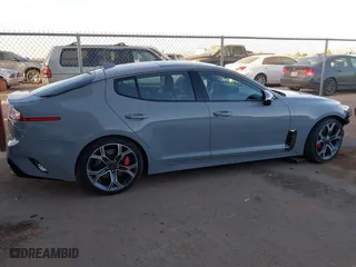 2020 Kia Stinger GT2 with VIN KNAE55LC1L6075699, listed as a IAAI auction lot 41598898 with 58,894 mi miles. Bid and sale history available at carsss.com. Image 13.