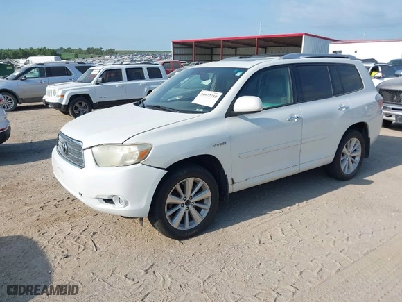 2008 Toyota Highlander Hybrid Limited with VIN JTEEW44A882020801, listed as a IAAI auction lot 39972710 with 259,507 mi miles. Bid and sale history available at carsss.com. Image 2.