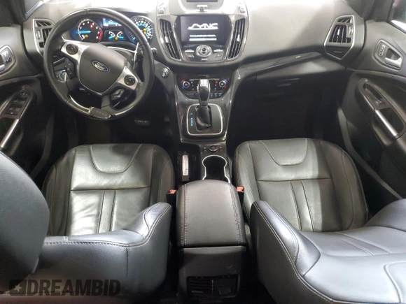2013 Ford Escape Titanium with VIN 1FMCU9J90DUA69963, listed as a Copart auction lot 61935255 with 99,244 mi miles and Salvage title. Bid and sale history available at DreamBid. Image 8.