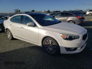 2016 Kia Cadenza Premium with VIN KNALN4D77G5218797, listed as a Copart auction lot 45489735 with 122,763 mi miles and Salvage Title. Bid and sale history available at carsss.com. Image 4.