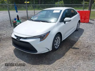 2025 Toyota Corolla LE with VIN 5YFB4MDE4SP280296, listed as a IAAI auction lot 42087813 with 9,384 mi miles. Bid and sale history available at carsss.com. Image 17.