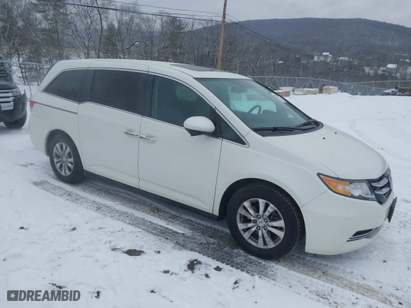 2016 Honda Odyssey EX-L with VIN 5FNRL5H64GB012894, listed as a IAAI auction lot 41256696 with 51,510 mi miles. Bid and sale history available at carsss.com. Image 1.