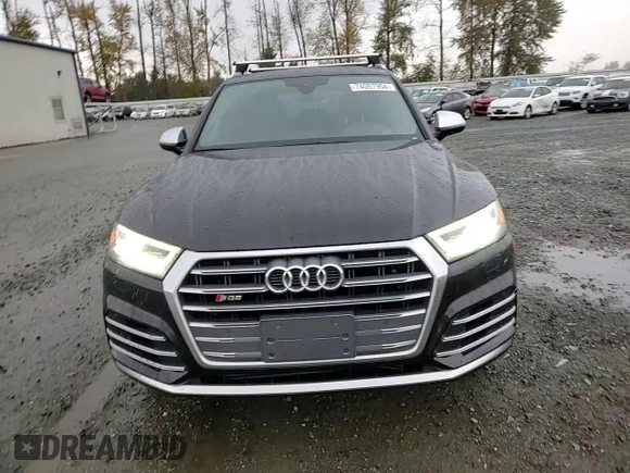 2018 Audi SQ5 Premium Plus with VIN WA1A4AFY0J2200260, listed as a Copart auction lot 74097954 with 61,514 mi miles and Salvage Title. Bid and sale history available at DreamBid. Image 10.