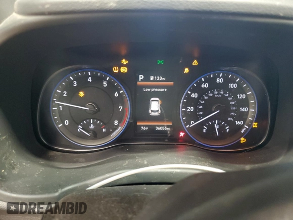 2020 Hyundai Kona Limited z VIN KM8K3CA52LU459888, wystawiony jako Copart lot #55768405 z przebiegiem 36 056 mil mil oraz Szkoda całkowita • Salvage title. Historia ofert i sprzedaży dostępna na DreamBid. Obrazek 9.