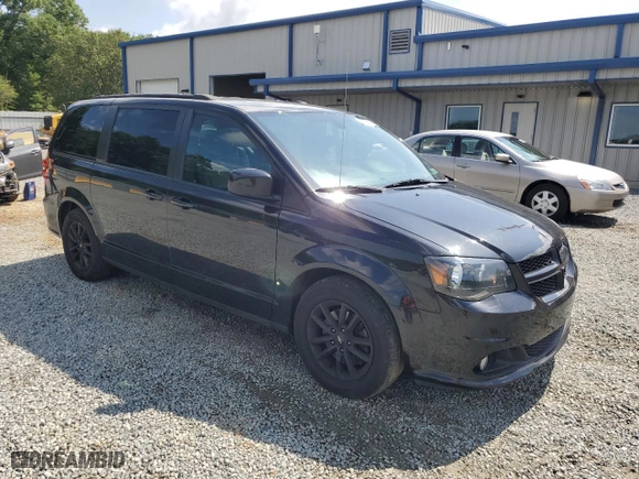 2019 Dodge Grand Caravan GT with VIN 2C4RDGEG7KR743564, listed as a Copart auction lot 56505494 with 99,048 mi miles and Salvage Title. Bid and sale history available at carsss.com. Image 4.