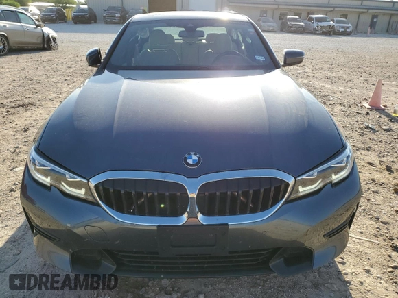 2020 BMW 3 Series 330i xDrive with VIN 3MW5R7J08L8B36516, listed as a Copart auction lot 53005595 with 55,841 mi miles and Salvage title. Bid and sale history available at DreamBid. Image 5.