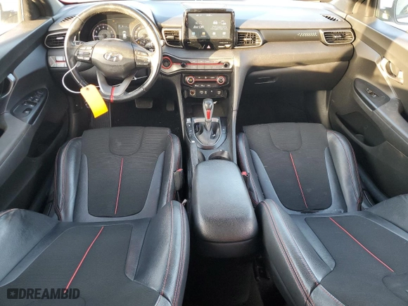 2019 Hyundai Veloster 2.0 with VIN KMHTG6AF6KU010652, listed as a Copart auction lot 86718334 with 62,716 mi miles and Salvage Title. Bid and sale history available at carsss.com. Image 8.