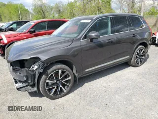 2024 Volvo XC90 Plus Bright Theme z VIN YV4062PE9R1145506, wystawiony jako Copart lot #55670495 z przebiegiem 18 734 mil mil oraz Szkoda całkowita • Salvage title. Historia ofert i sprzedaży dostępna na DreamBid. Obrazek 1.