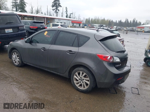 2013 Mazda 3 i Touring with VIN JM1BL1LP5D1840757, listed as a IAAI auction lot 41932440 with Not Provided miles and . Bid and sale history available at carsss.com. Image 3.