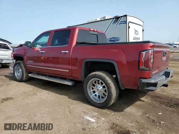 2018 GMC Sierra 1500 SLT with VIN 3GTU1NER7JG204066, listed as a Copart auction lot 59177625 with 71,918 mi miles and Salvage title. Bid and sale history available at DreamBid. Image 2.