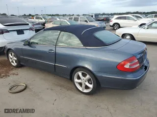 2005 Mercedes-Benz CLK-Class 3.2L with VIN WDBTK65G05T044861, listed as a Copart auction lot 75247954 with 0 mi miles and Salvage Title. Bid and sale history available at carsss.com. Image 2.