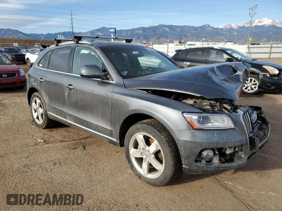 2016 Audi Q5 Premium Plus with VIN WA1L2AFP0GA106416, listed as a Copart auction lot 49896055 with 132,600 mi miles and Salvage Title. Bid and sale history available at carsss.com. Image 4.