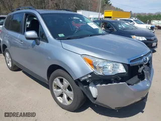 2015 Subaru Forester 2.5i Premium with VIN JF2SJADC2FH458859, listed as a IAAI auction lot 42104667 with 127,038 mi miles. Bid and sale history available at carsss.com. Image 1.