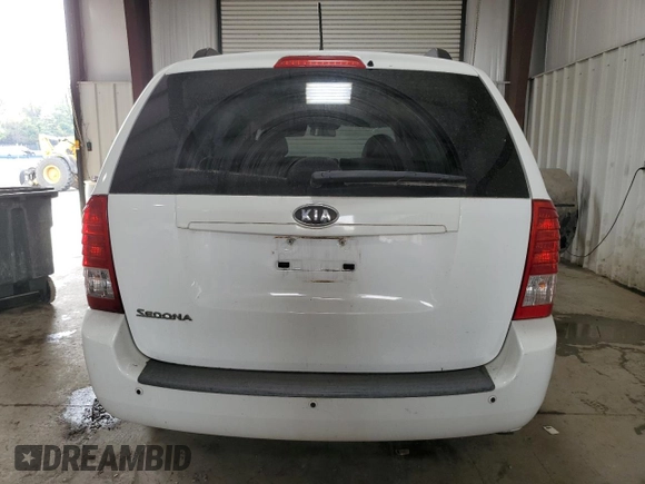 2011 Kia Sedona LX with VIN KNDMG4C70B6409693, listed as a Copart auction lot 54836905 with 144,161 mi miles and Clean Title. Bid and sale history available at carsss.com. Image 6.