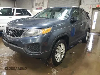 2011 Kia Sorento LX with VIN 5XYKT4A25BG100700, listed as a Copart auction lot 50430305 with 134,764 mi miles and Salvage Title. Bid and sale history available at DreamBid. Image 1.
