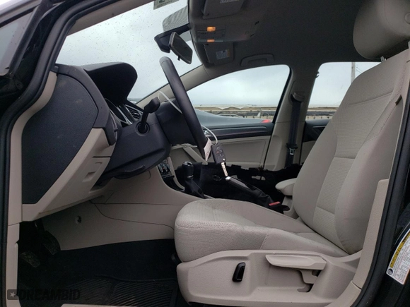 2019 Volkswagen Golf S with VIN 3VWW57AU7KM022452, listed as a Copart auction lot 53365155 with 19,972 mi miles and Salvage Title. Bid and sale history available at carsss.com. Image 7.
