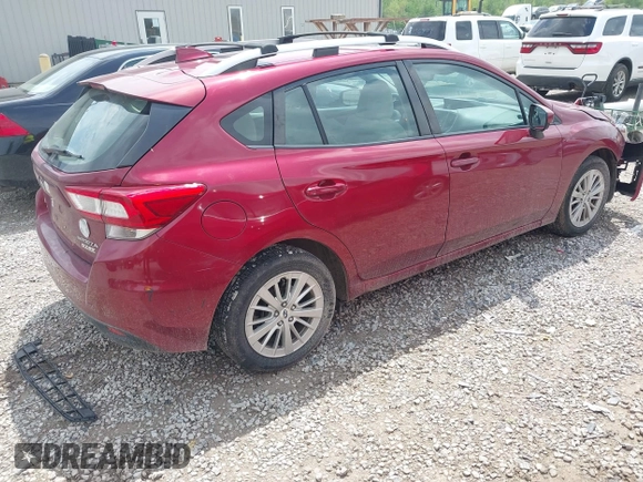 2017 Subaru Impreza Premium с VIN 4S3GTAB63H3717998, выставлен на аукционе IAAI как лот 42162445 с пробегом 88 417 миль миль и . История ставок и продаж доступна на DreamBid. Изображение 4.