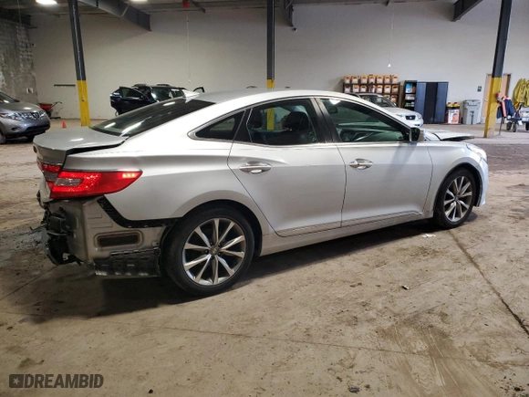 2015 Hyundai Azera with VIN KMHFG4JGXFA483312, listed as a Copart auction lot 51592085 with 92,219 mi miles and Salvage Title. Bid and sale history available at carsss.com. Image 3.