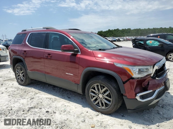 2017 GMC Acadia SLT with VIN 1GKKNMLS3HZ281429, listed as a Copart auction lot 57751815 with 228,536 mi miles and Salvage title. Bid and sale history available at DreamBid. Image 4.
