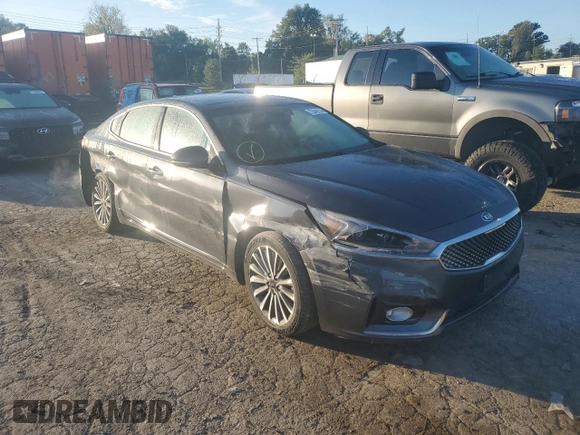 2018 Kia Cadenza Premium with VIN KNALC4J11J5127313, listed as a Copart auction lot 73048234 with 101,171 mi miles and Salvage Title. Bid and sale history available at DreamBid. Image 4.