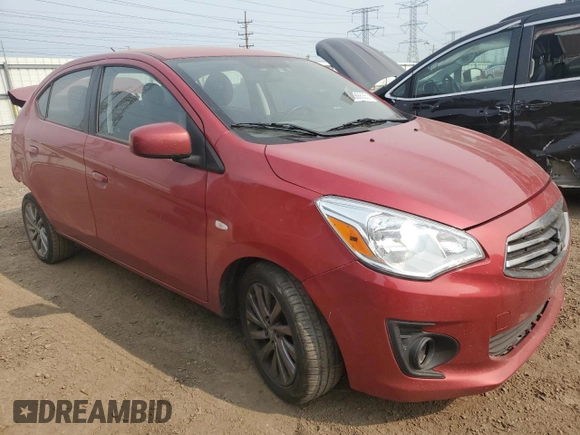 2018 Mitsubishi Mirage ES с VIN ML32F3FJ0JHF06722, выставлен на аукционе Copart как лот 58586635 с пробегом Не указан миль и Списание • Salvage title. История ставок и продаж доступна на DreamBid. Изображение 4.