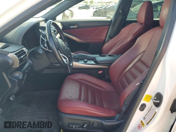 2016 Lexus IS 200t with VIN JTHBA1D2XG5009355, listed as a Copart auction lot 57409145 with 79,531 mi miles and Salvage title. Bid and sale history available at DreamBid. Image 7.