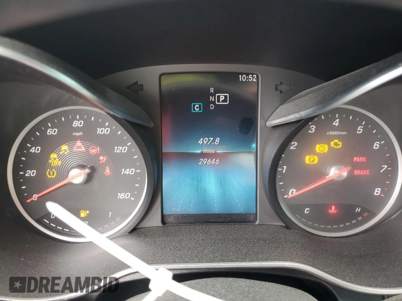 2019 Mercedes-Benz C 300 z VIN WDDWJ8DB3KF800735, wystawiony jako Copart lot #53254775 z przebiegiem 29 646 mil mil oraz Szkoda całkowita • Salvage title. Historia ofert i sprzedaży dostępna na DreamBid. Obrazek 9.