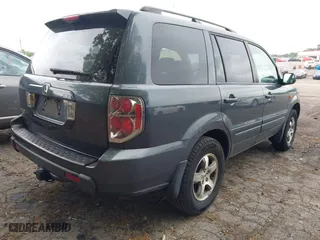 2006 Honda Pilot EX-L with VIN 5FNYF28536B028298, listed as a IAAI auction lot 42104705 with 244,790 mi miles. Bid and sale history available at carsss.com. Image 4.
