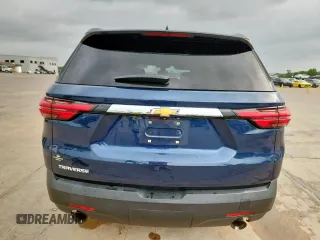 2022 Chevrolet Traverse LS with VIN 1GNERFKW2NJ153620, listed as a Copart auction lot 57409445 with 53,395 mi miles and Salvage title. Bid and sale history available at DreamBid. Image 6.