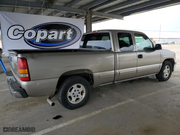 1999 Chevrolet Silverado 1500 LS with VIN 2GCEC19T3X1161568, listed as a Copart auction lot 53335945 with 290,601 mi miles and Clean Title. Bid and sale history available at carsss.com. Image 3.