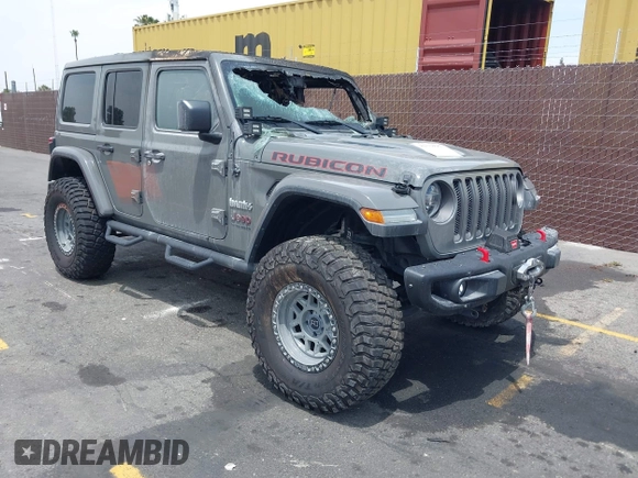 2020 Jeep Wrangler Unlimited Rubicon с VIN 1C4JJXFM4LW100382, выставлен на аукционе IAAI как лот 42338687 с пробегом Не указан миль и . История ставок и продаж доступна на DreamBid. Изображение 1.