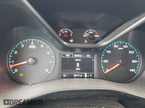 2021 Chevrolet Colorado 2WD LT with VIN 1GCHSCEA1M1234681, listed as a Copart auction lot 49910445 with 98,717 mi miles and Salvage title. Bid and sale history available at DreamBid. Image 9.