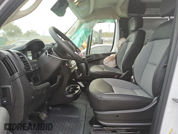 2025 Ram ProMaster Cargo Tradesman with VIN 3C6LRVVG0SE518858, listed as a Copart auction lot 88984475 with 77 mi miles and Clean Title. Bid and sale history available at carsss.com. Image 7.