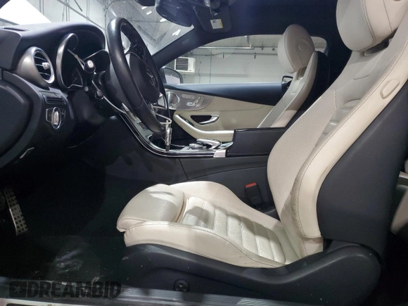2018 Mercedes-Benz C 300 with VIN WDDWJ4KB4JF606547, listed as a Copart auction lot 42483995 with 82,083 mi miles and Salvage title. Bid and sale history available at DreamBid. Image 7.
