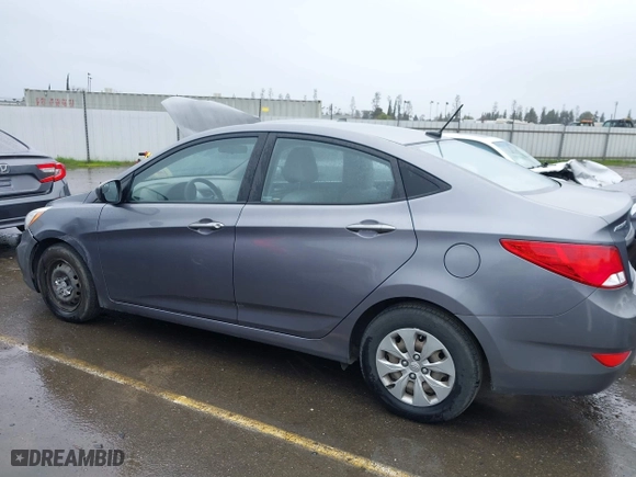 2015 Hyundai Accent GLS with VIN KMHCT4AE0FU927177, listed as a IAAI auction lot 41559026 with 181,703 mi miles. Bid and sale history available at carsss.com. Image 14.