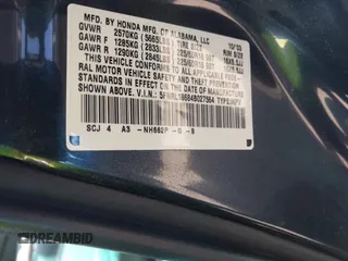 2004 Honda Odyssey EX with VIN 5FNRL18684B027564, listed as a IAAI auction lot 42044126 with 185,627 mi miles and . Bid and sale history available at DreamBid. Image 9.