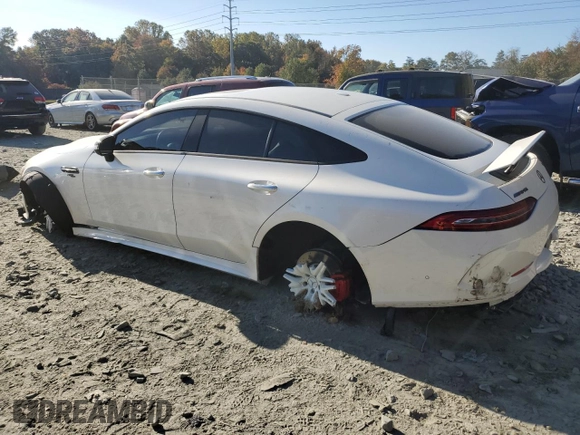 2022 Mercedes-Benz AMG GT 43 z VIN W1K7X5KB0NA053519, wystawiony jako Copart lot #77073224 z przebiegiem 19 583 mil mil oraz Szkoda całkowita • Salvage title. Historia ofert i sprzedaży dostępna na DreamBid. Obrazek 2.
