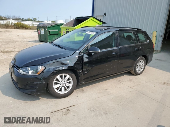 2016 Volkswagen Golf SportWagen TSI S with VIN 3VWC17AU3GM521562, listed as a Copart auction lot 70613184 with 93,394 mi miles and Clean Title. Bid and sale history available at carsss.com. Image 1.
