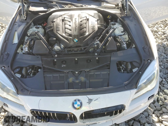 2017 BMW 6 Series 650i with VIN WBA6D4C55HD977701, listed as a Copart auction lot 75016784 with 109,245 mi miles and Salvage Title. Bid and sale history available at carsss.com. Image 11.