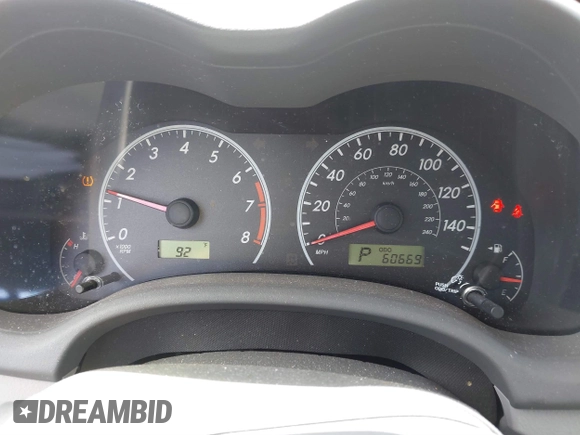 2010 Toyota Corolla with VIN 1NXBU4EEXAZ328590, listed as a IAAI auction lot 41667609 with 60,669 mi miles and . Bid and sale history available at DreamBid. Image 7.