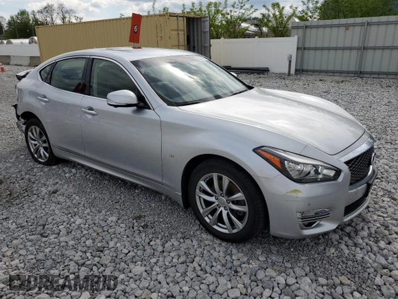 2015 Infiniti Q70 with VIN JN1BY1AR7FM560946, listed as a Copart auction lot 56323775 with 48,155 mi miles and Salvage title. Bid and sale history available at DreamBid. Image 4.