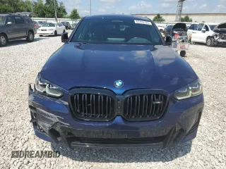 2022 BMW X4 M40i with VIN 5UX43DT02N9K59473, listed as a Copart auction lot 62493725 with 49,708 mi miles and Salvage title. Bid and sale history available at DreamBid. Image 5.
