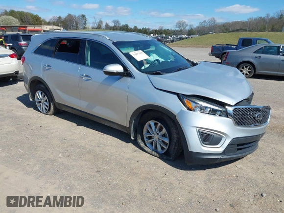 2018 Kia Sorento LX with VIN 5XYPG4A36JG420268, listed as a IAAI auction lot 41807169 with 99,272 mi miles. Bid and sale history available at carsss.com. Image 1.