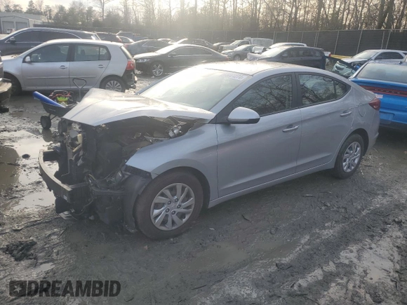 2020 Hyundai Elantra SE with VIN KMHD74LF6LU949744, listed as a Copart auction lot 85661274 with 45,268 mi miles and Salvage Title. Bid and sale history available at carsss.com. Image 1.