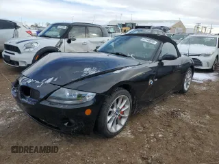 2005 BMW Z4 2.5i with VIN 4USBT335X5LR71029, listed as a Copart auction lot 42146655 with 80,813 mi miles and Salvage Title. Bid and sale history available at carsss.com. Image 1.