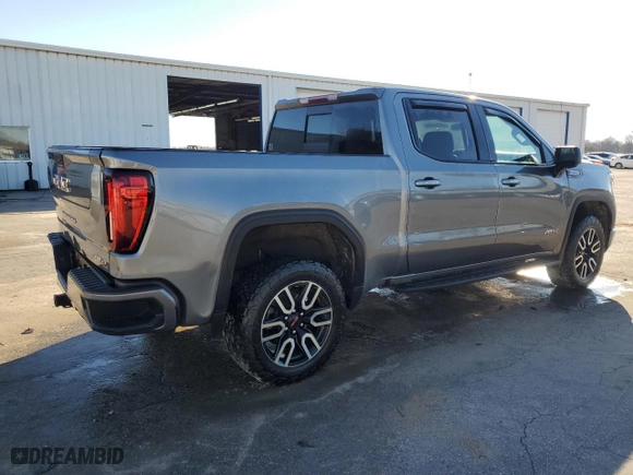 2022 GMC Sierra 1500 Limited AT4 with VIN 1GTP9EEL6NZ216779, listed as a Copart auction lot 45653445 with 60,995 mi miles and Salvage Title. Bid and sale history available at carsss.com. Image 3.